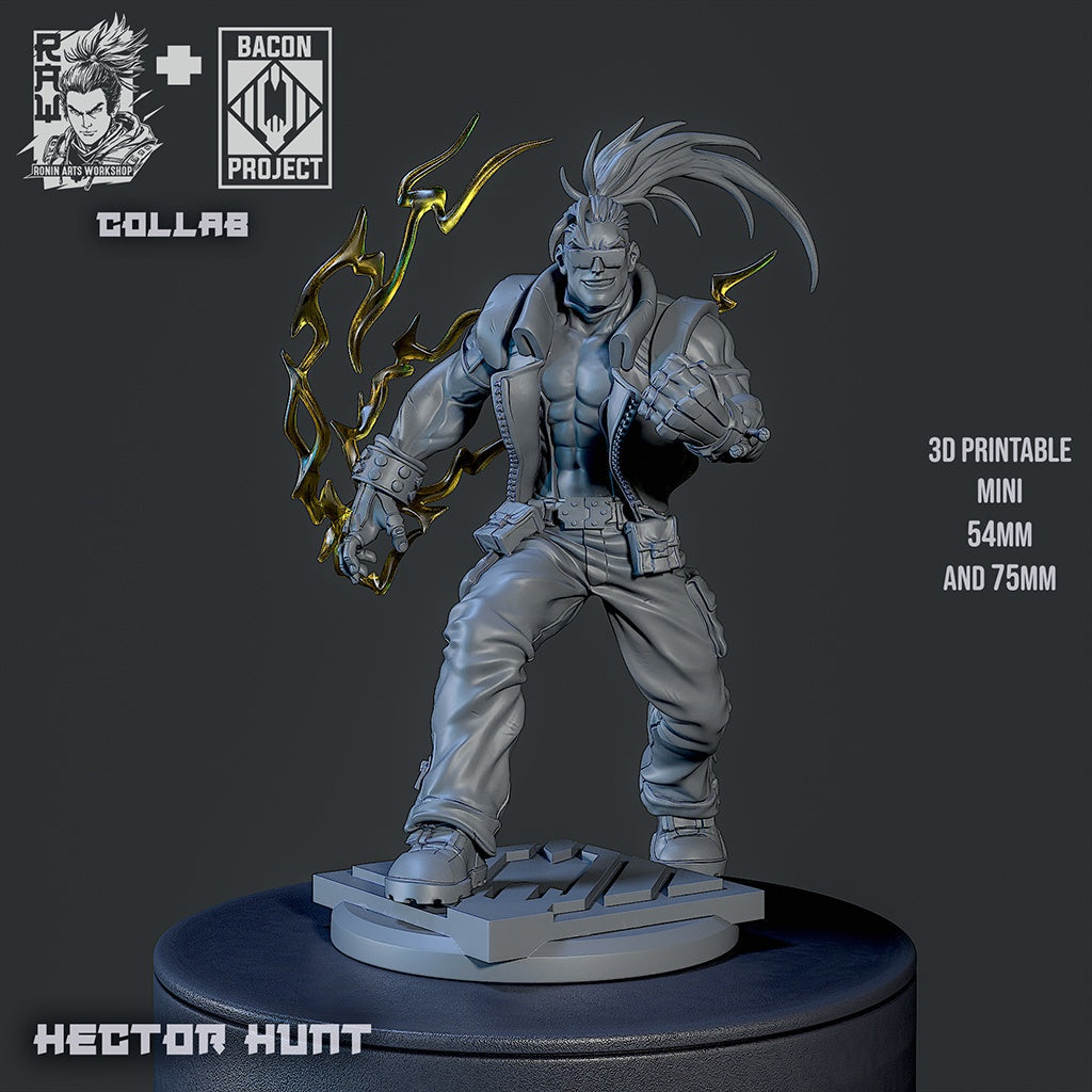 Hector Hunt - 54mm, 75mm Scale