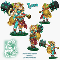 Tora, Goblin Barbarian