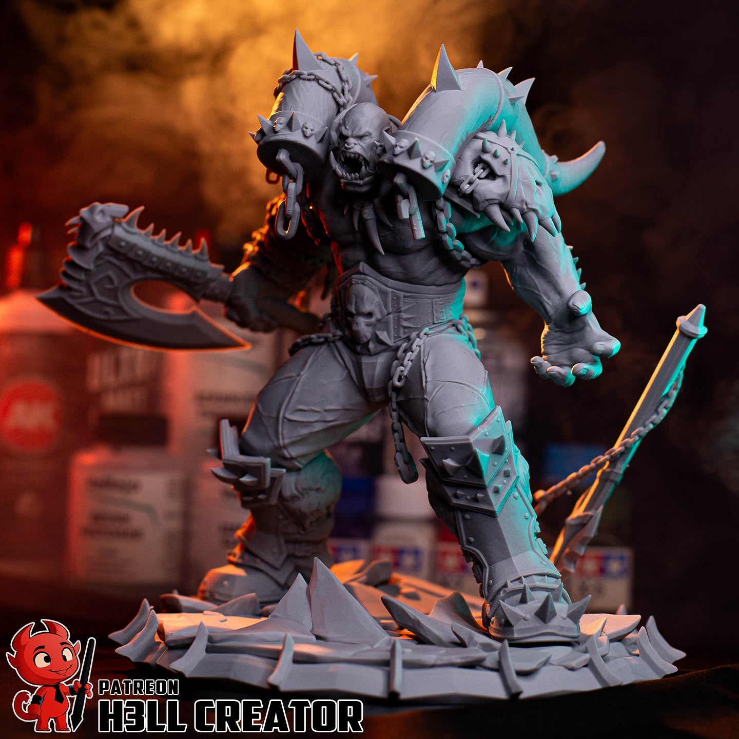 Garrosh Hellscream - Warcraft - 1:8 Scale & Bust