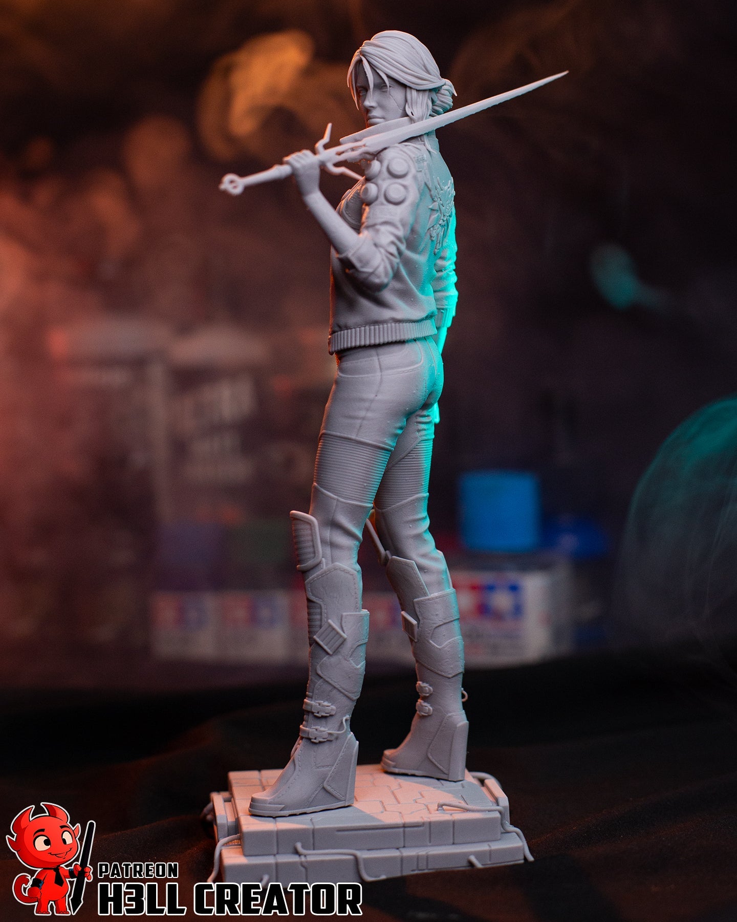 Ciri - Cyberpunk 2077 - 1:8 Scale & Bust