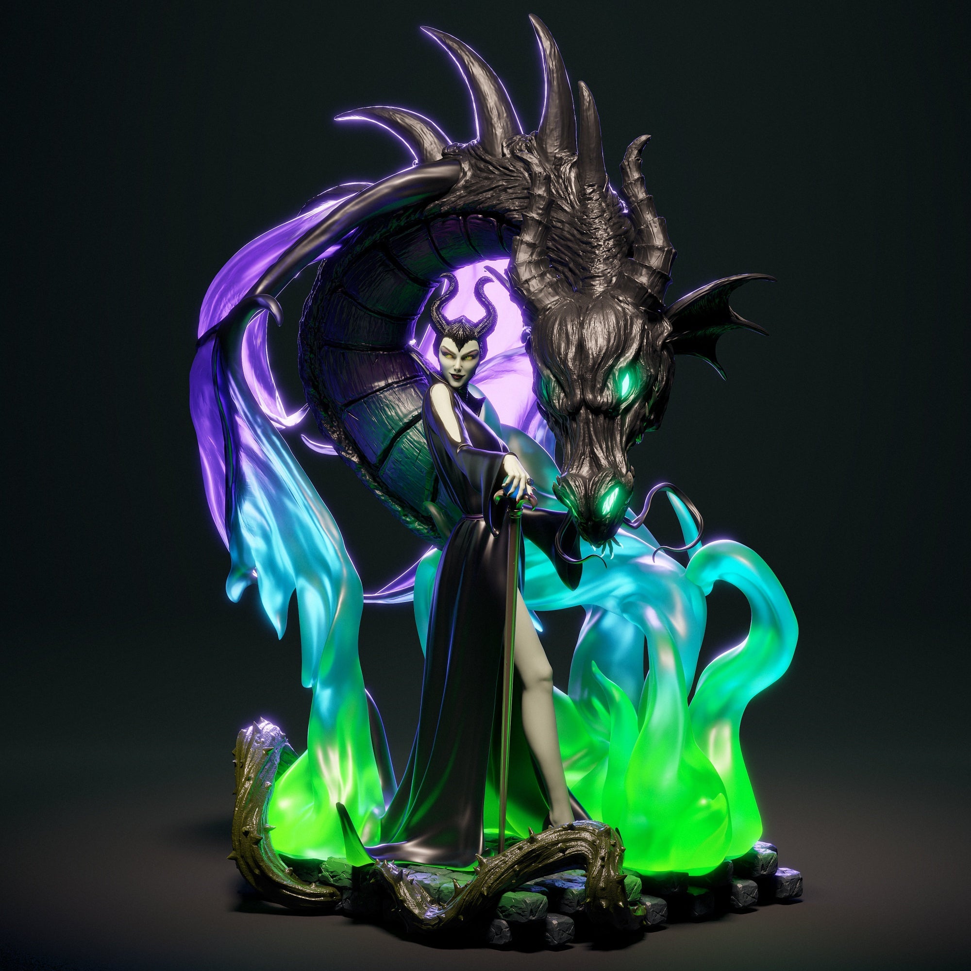 Maleficent - Sleeping Beauty - 1:6 & 1:9 Scale Figures