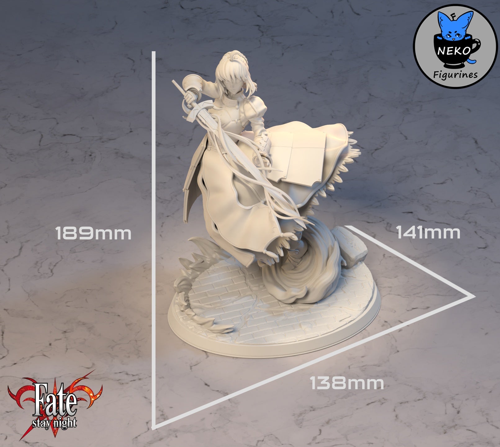 Saber - Fate/Stay Night - 1:10 Scale