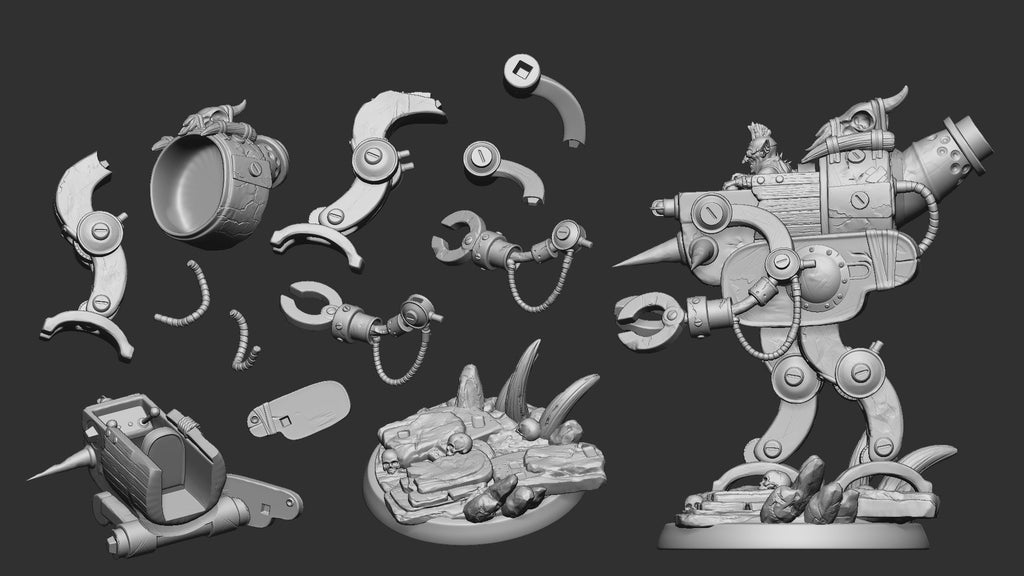 Mechanic Goblin – Goblin Engineer Miniature
