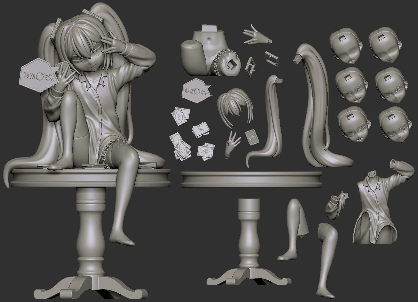 Mimukauwa Miku - vTuber - 1:8 scale
