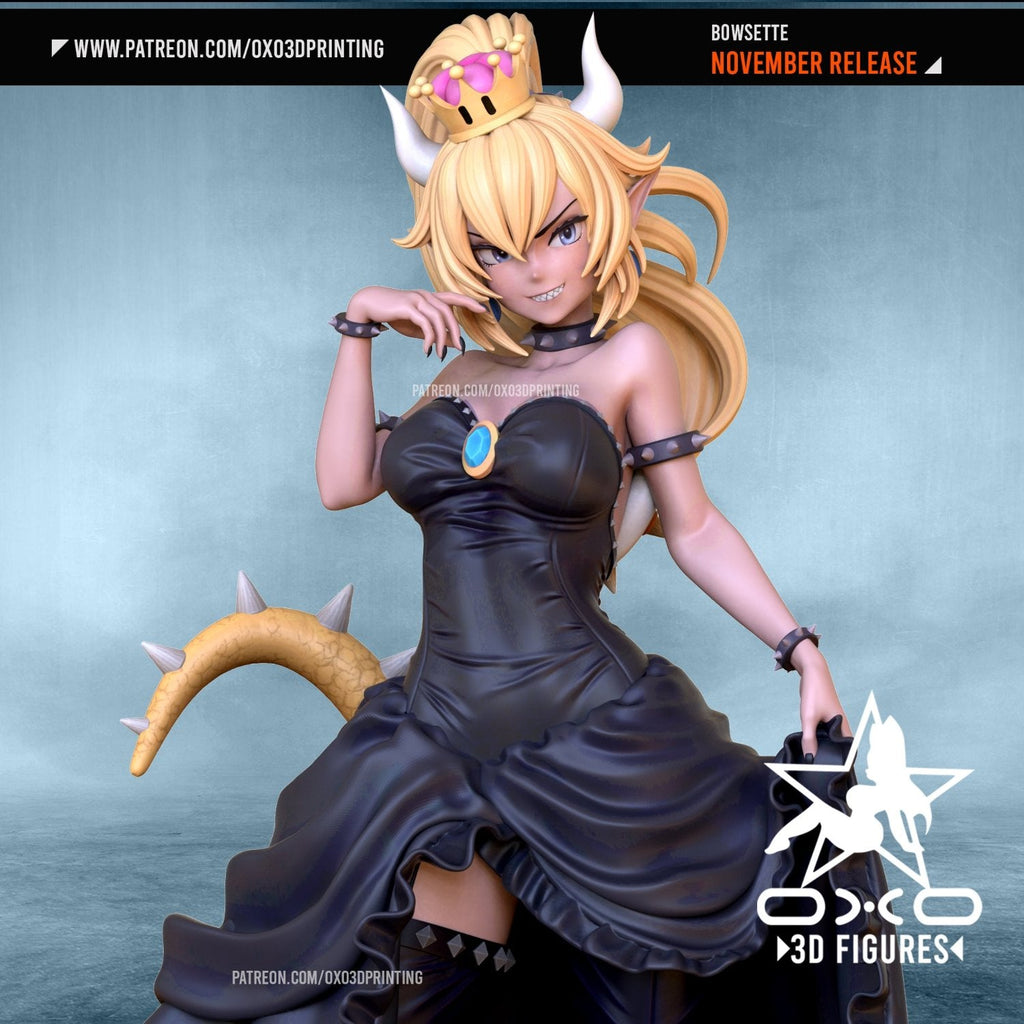 Bowsette - Super Mario Fan Fiction - 1:10 scale