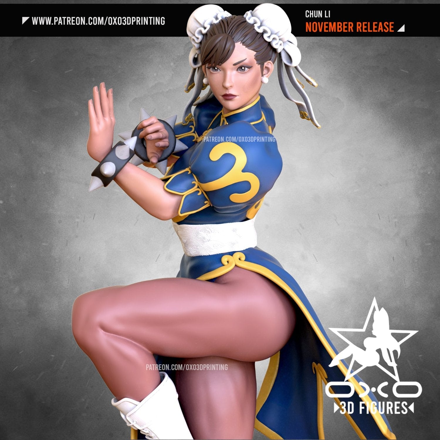 Chun-Li - Street Fighter (SFW/NSFW 18+ Only) - 1:10 scale