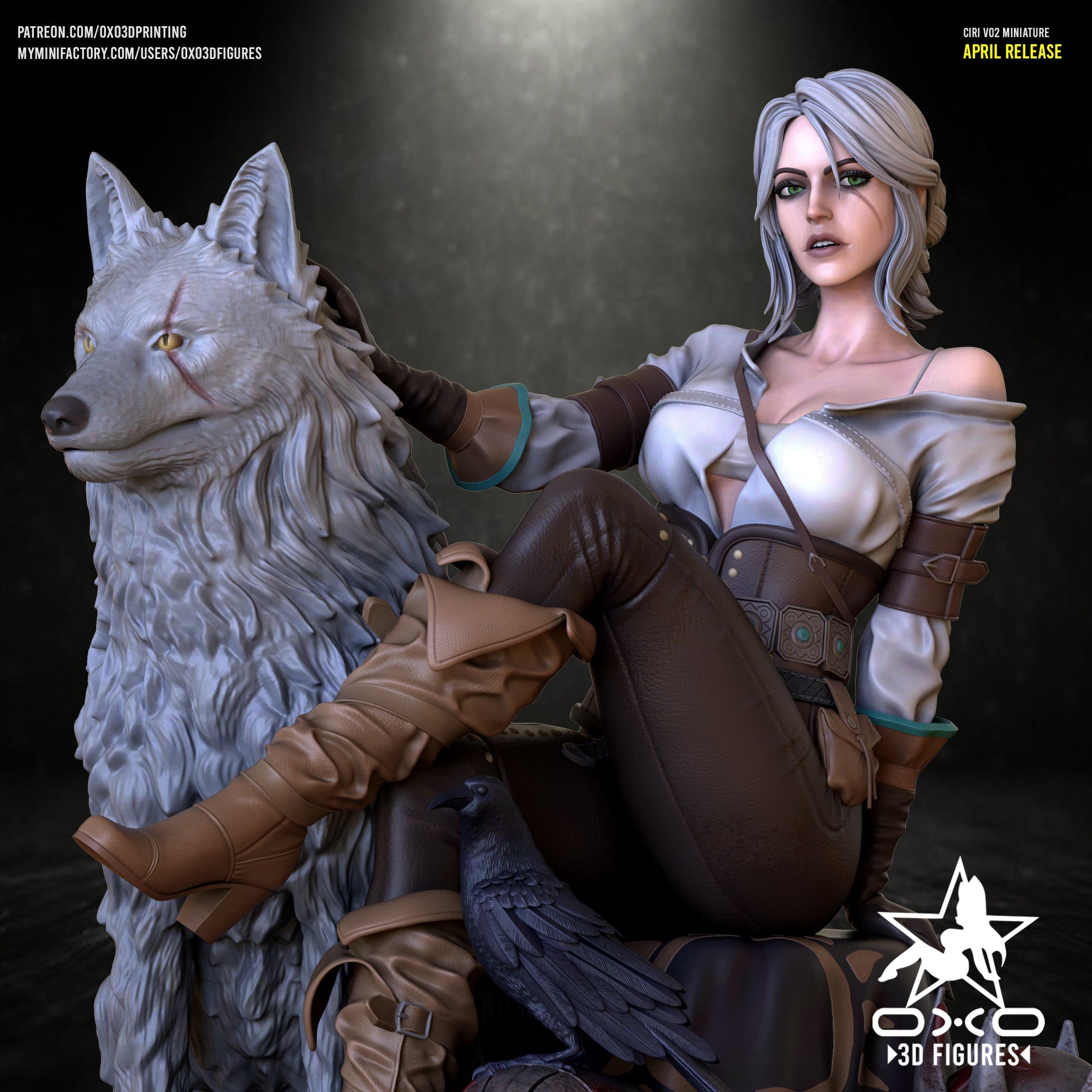 Ciri - The Witcher (SFW/NSFW 18+ Only) - 1:10 Scale