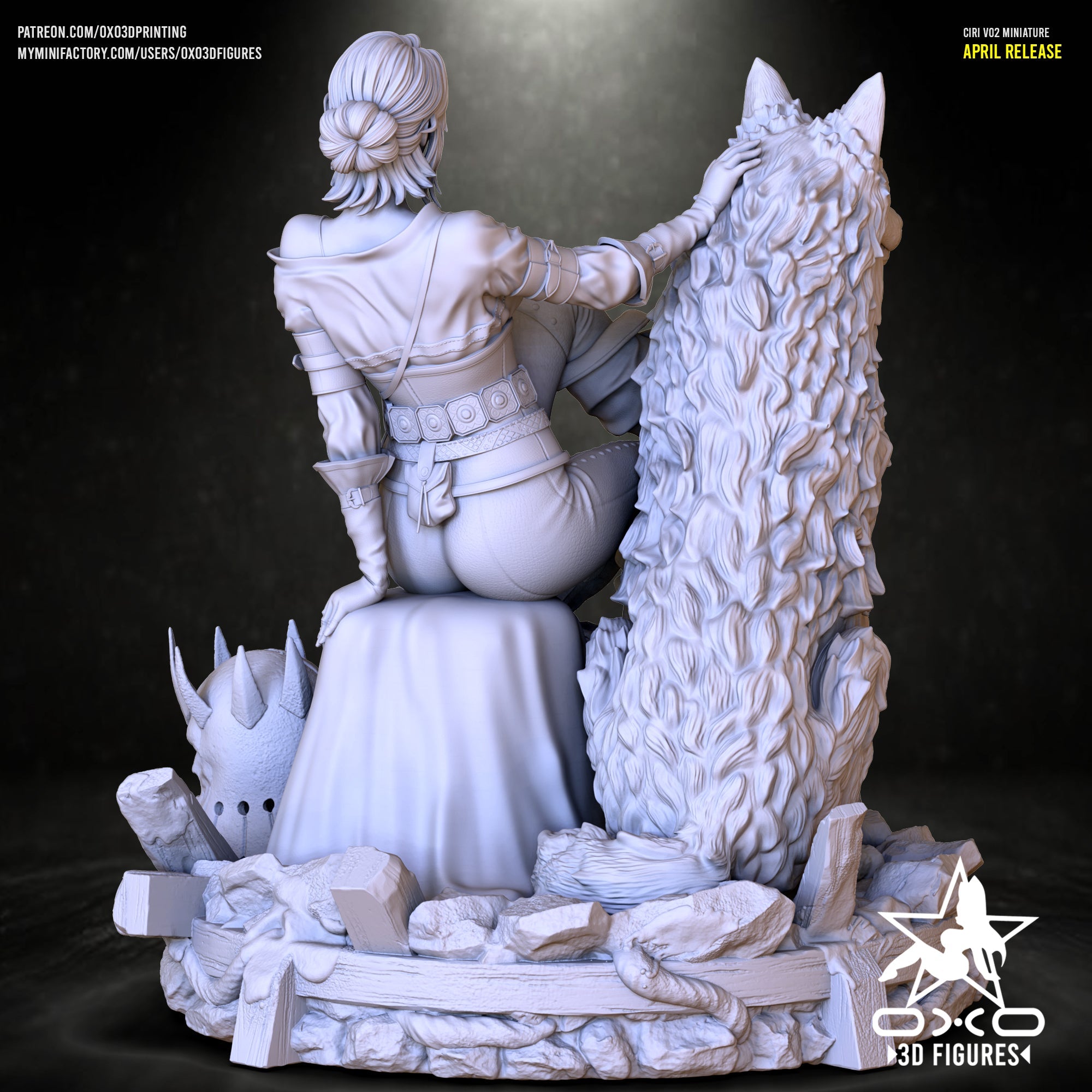 Ciri - The Witcher (SFW/NSFW 18+ Only) - 1:10 Scale