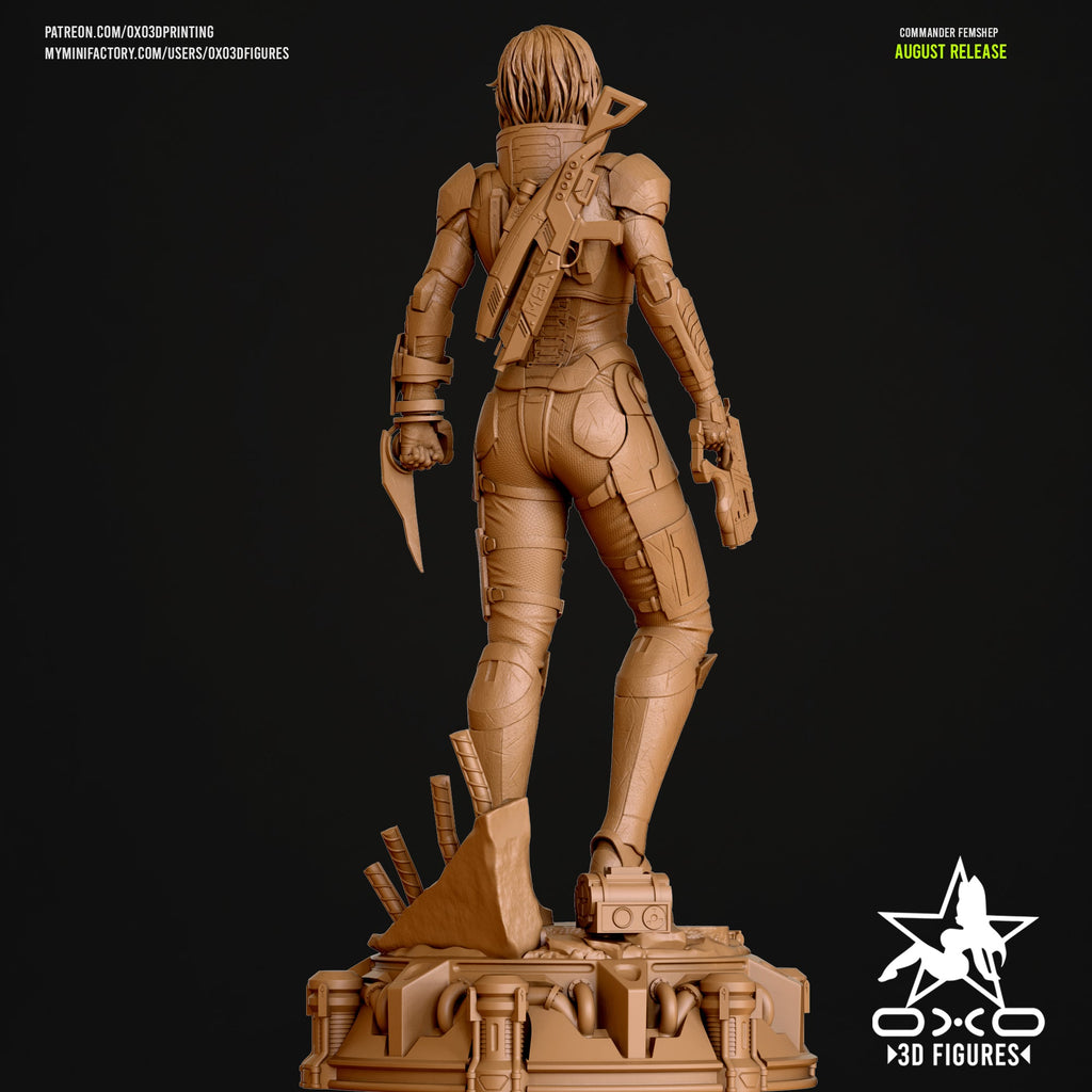 Commander Shepherd - Mass Effect (SFW/NSFW 18+) - 1:10 Scale