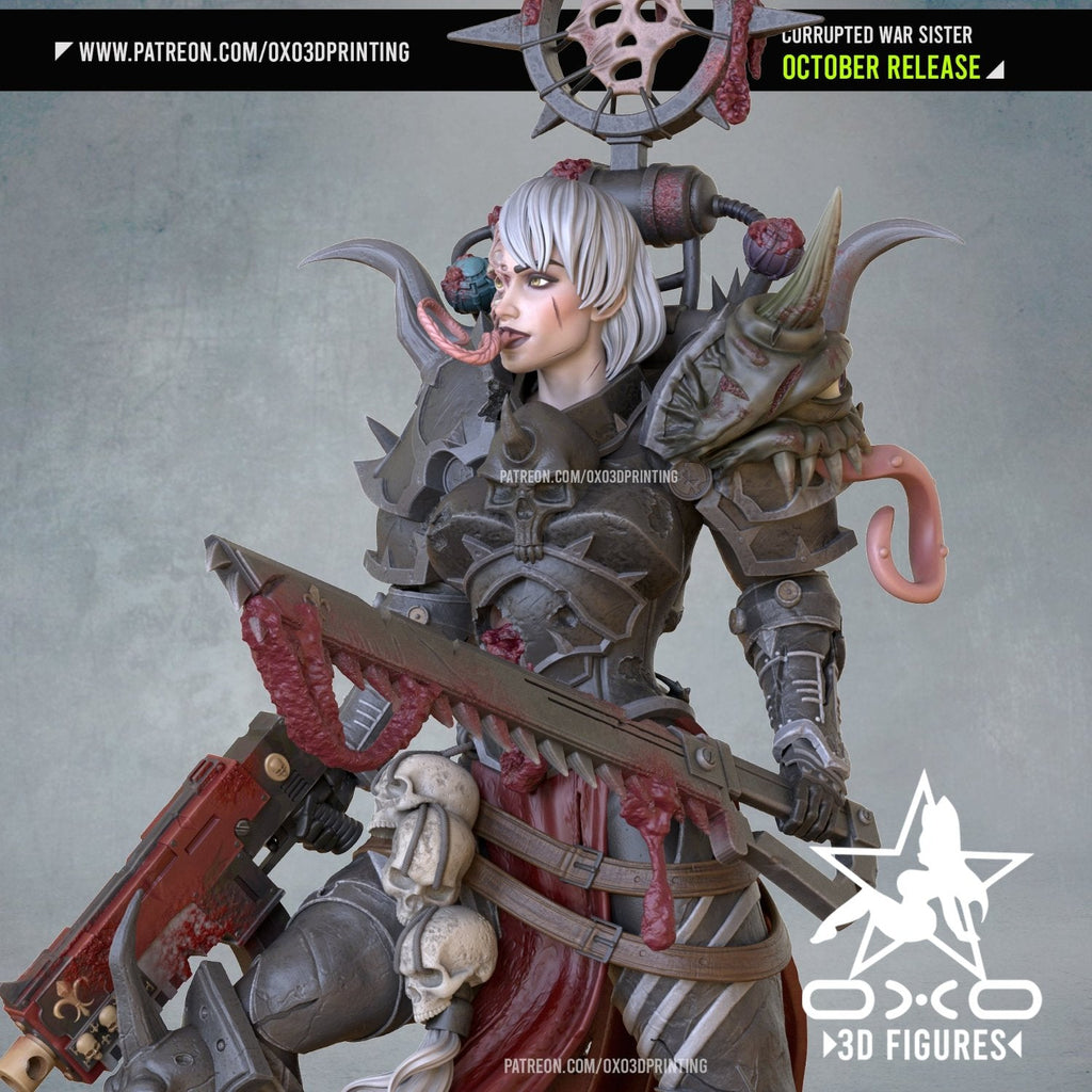 Corrupted War Sister - Lovemace - (SFW/NSFW 18+) 1:10 Scale