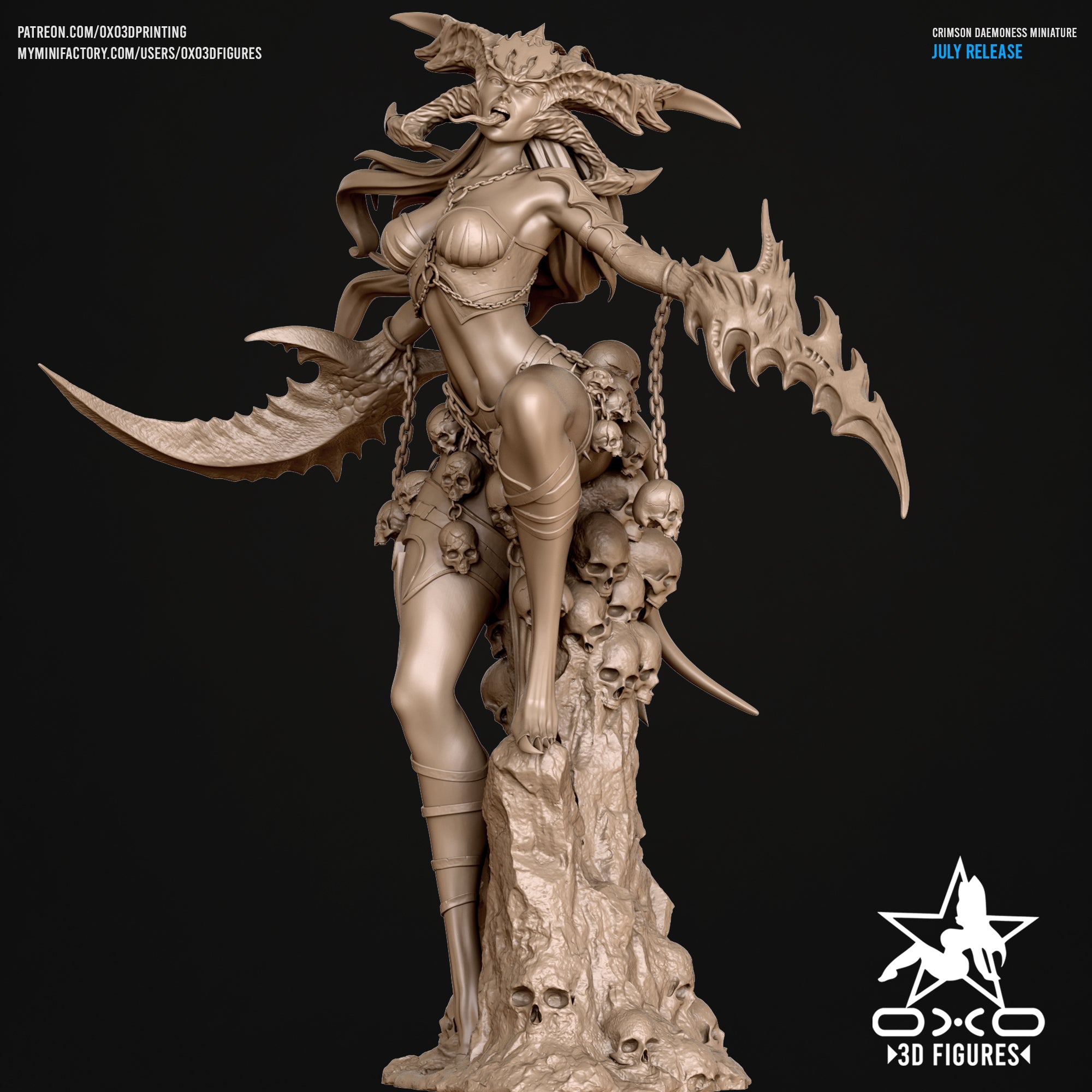 Crimson Daemoness (SFW/NSFW 18+) - 1:10 Scale