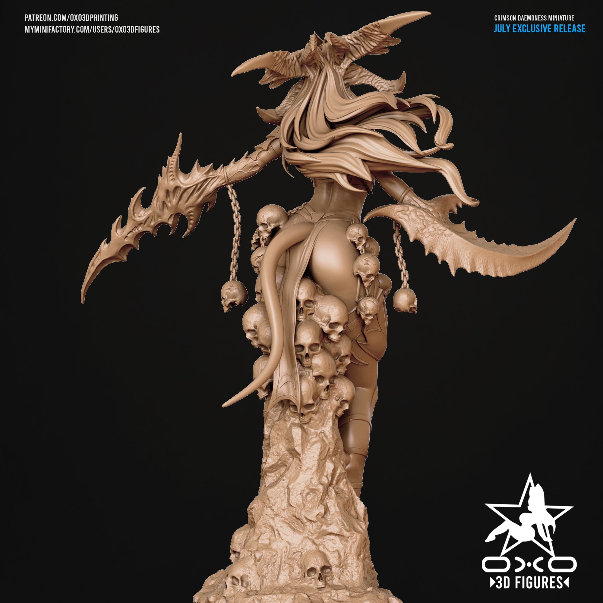 Crimson Daemoness (SFW/NSFW 18+) - 1:10 Scale
