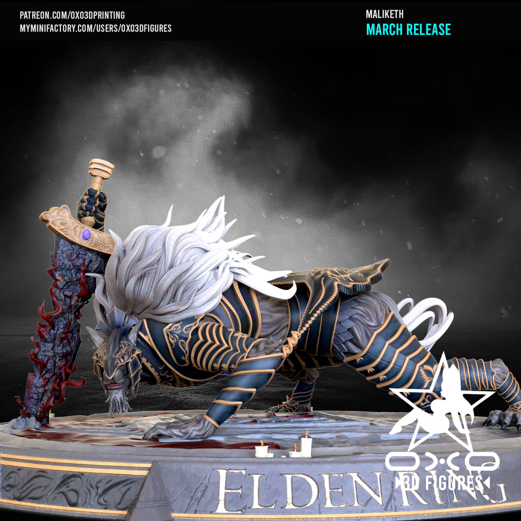 Maliketh, The Black Blade - Elden Ring - 1:10 Scale