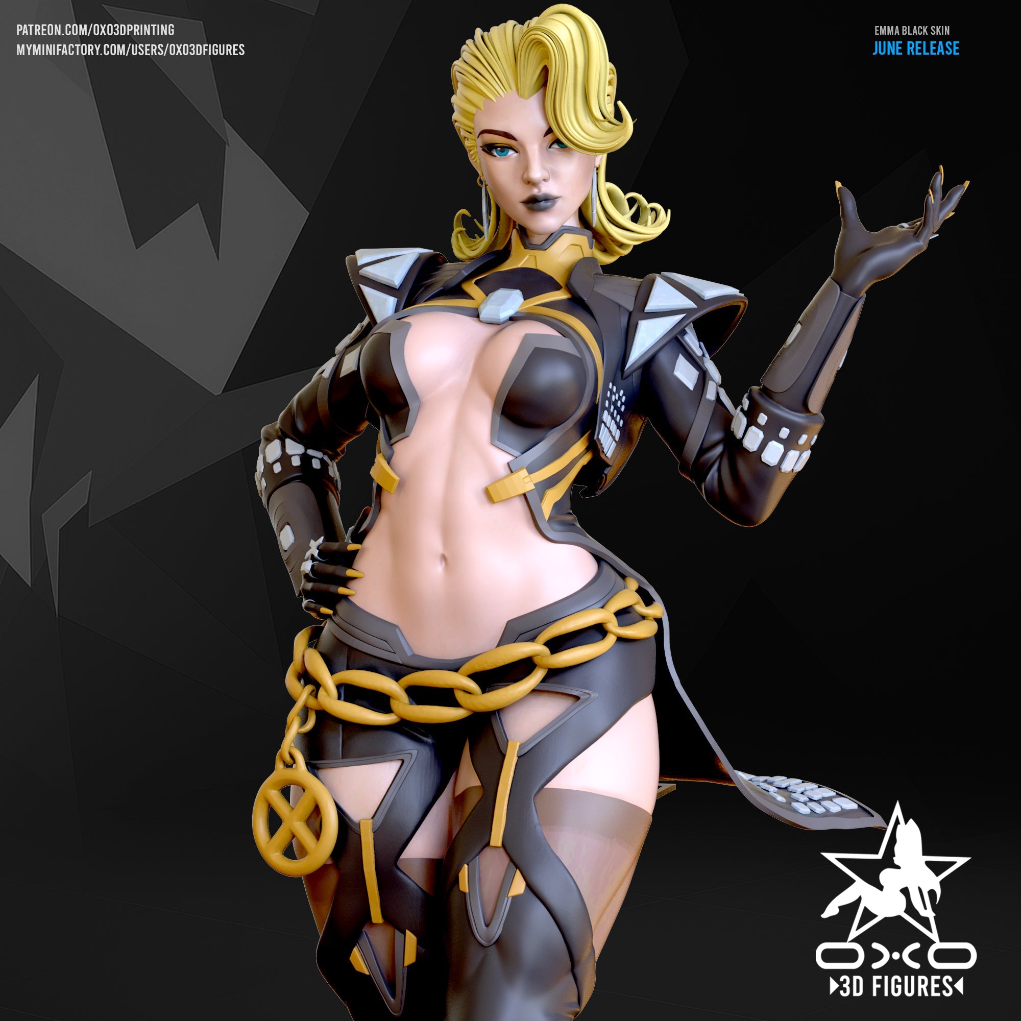 Emma Frost - Marvel Rivals  (SFW/NSFW 18+) - 1:10 Scale