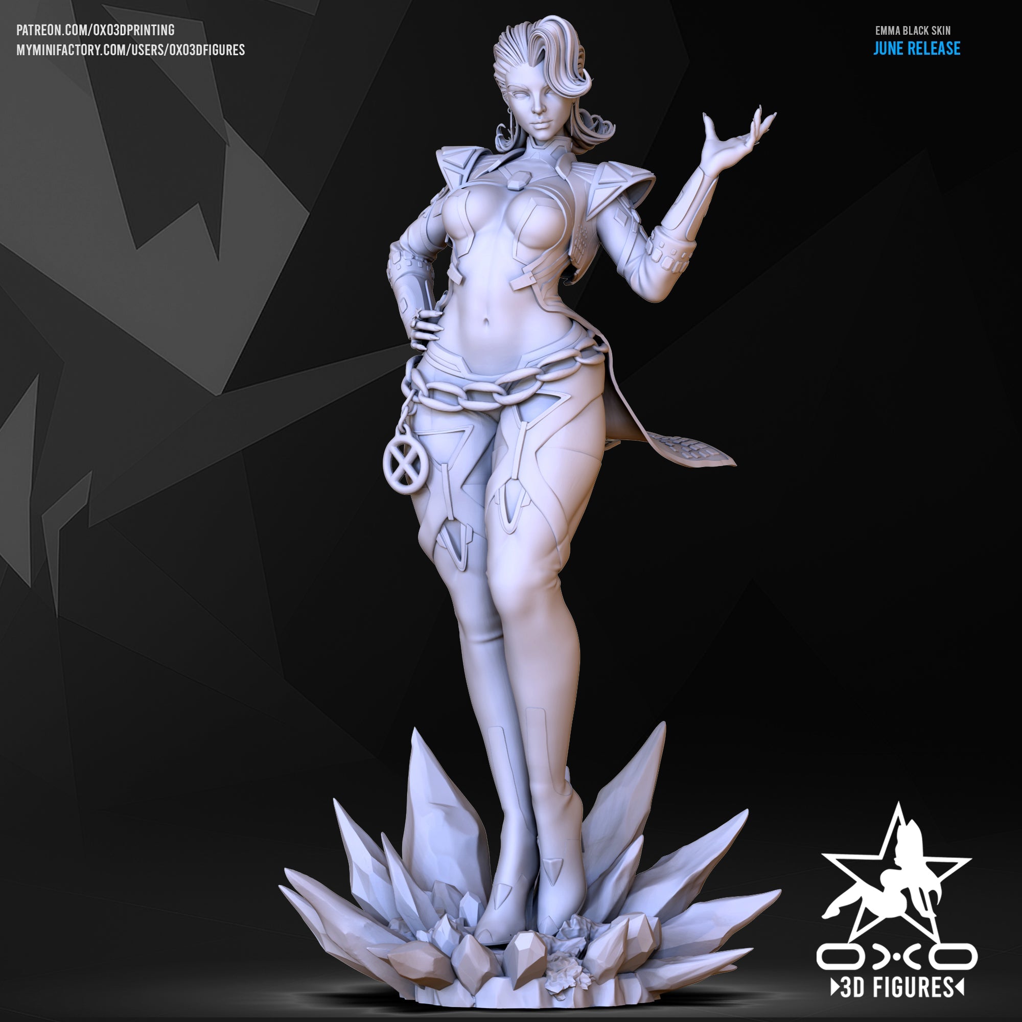 Emma Frost - Marvel Rivals  (SFW/NSFW 18+) - 1:10 Scale