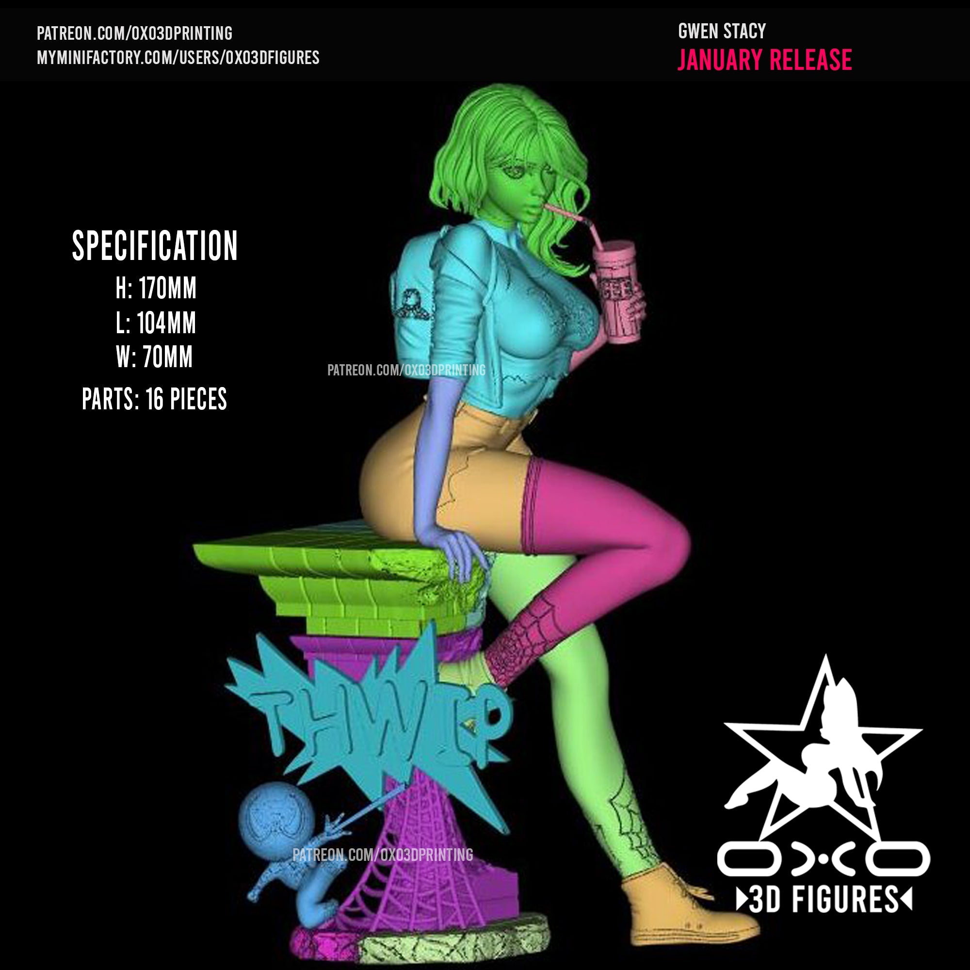Gwen Stacy - Marvel Comics - 1:10 Scale