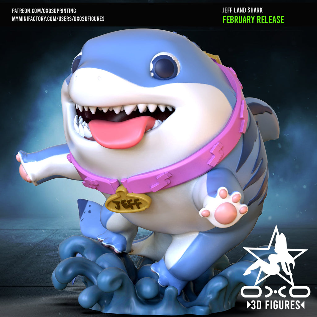 Jeff the Shark - Marvel Rivals - 2.5"