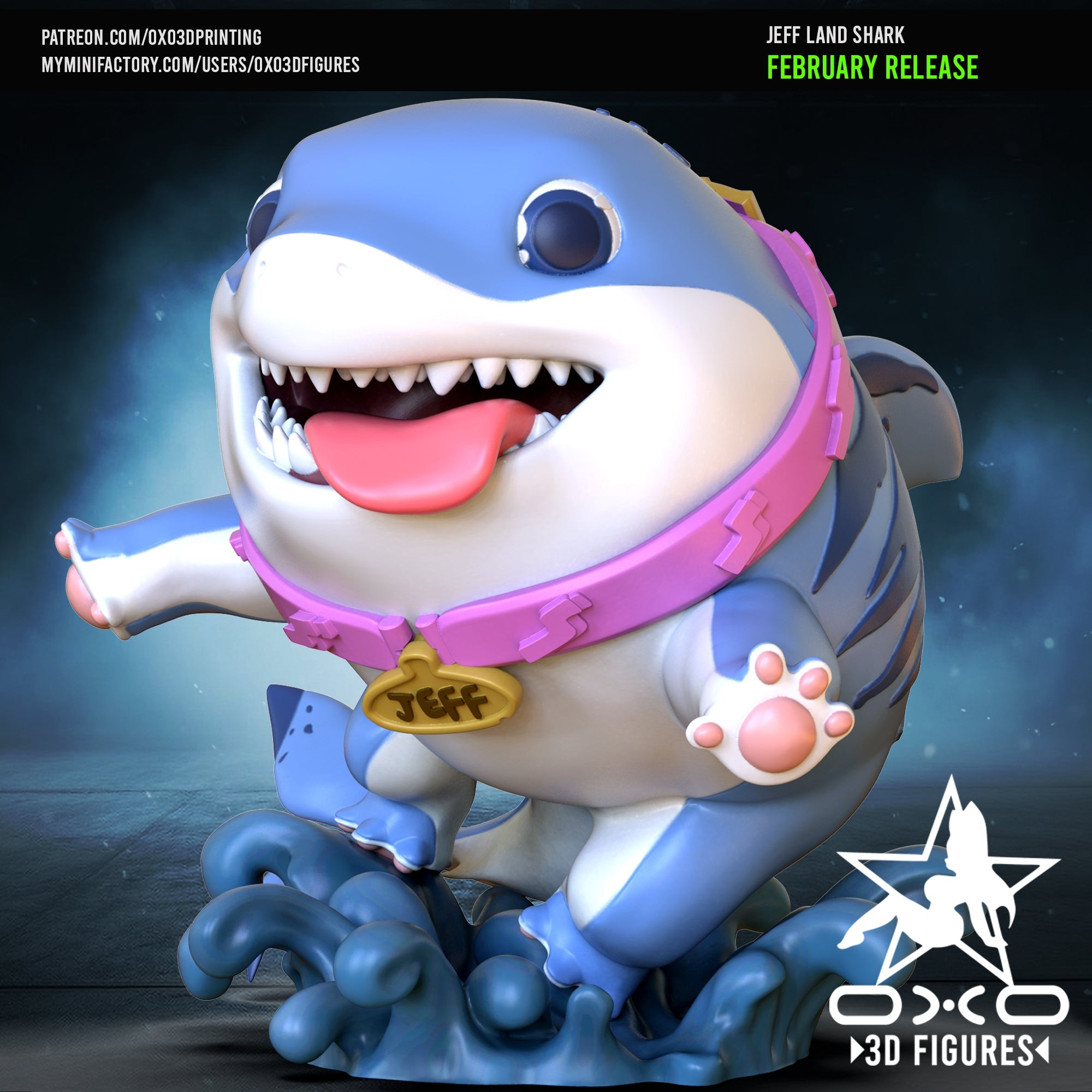 Jeff the Shark - Marvel Rivals - 2.5"