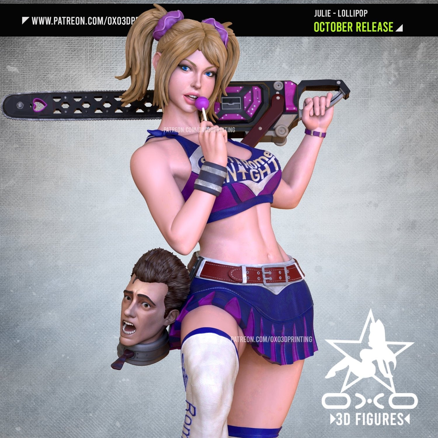 Juliet - Lollipop Chainsaw (Fan Art) - (SFW/NSFW 18+) 1:10 Scale