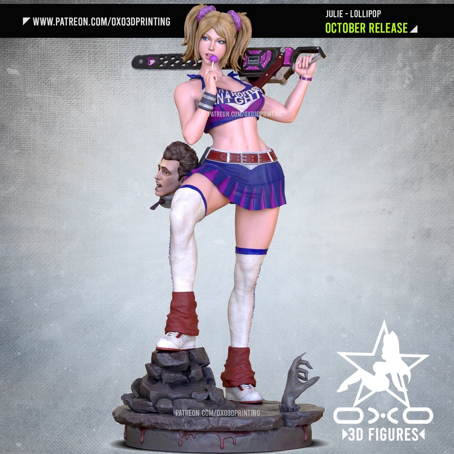 Juliet - Lollipop Chainsaw (Fan Art) - (SFW/NSFW 18+) 1:10 Scale
