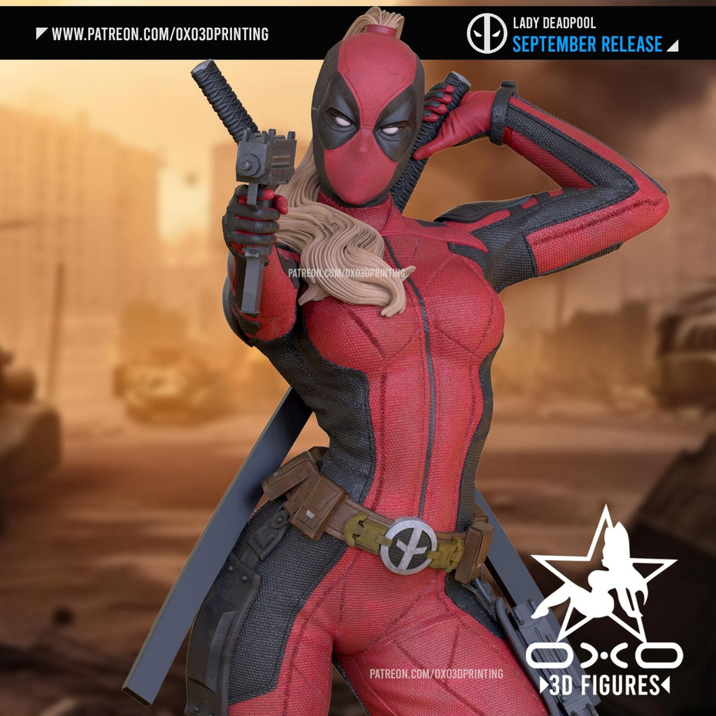 Lady Deadpool - Marvel Comics - (SFW/NSFW 18+) 1:10 Scale