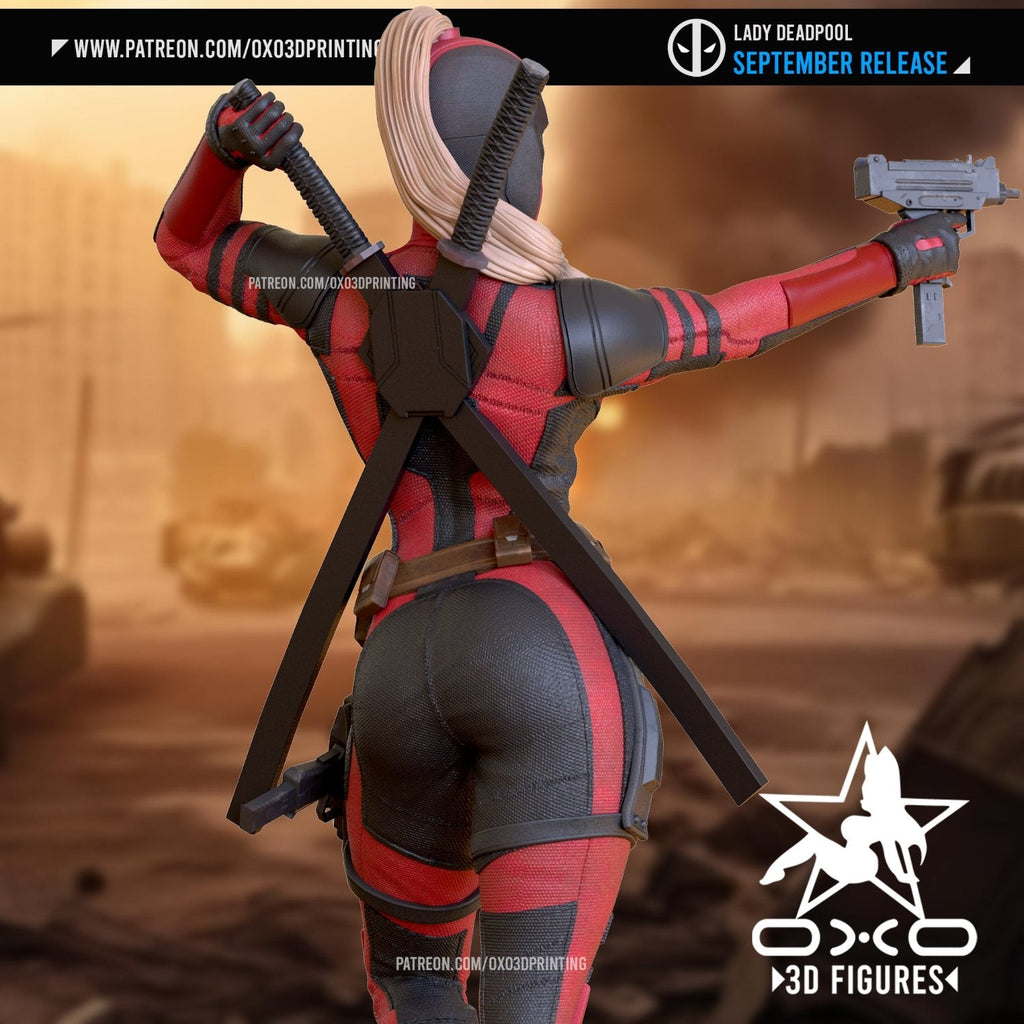 Lady Deadpool - Marvel Comics - (SFW/NSFW 18+) 1:10 Scale