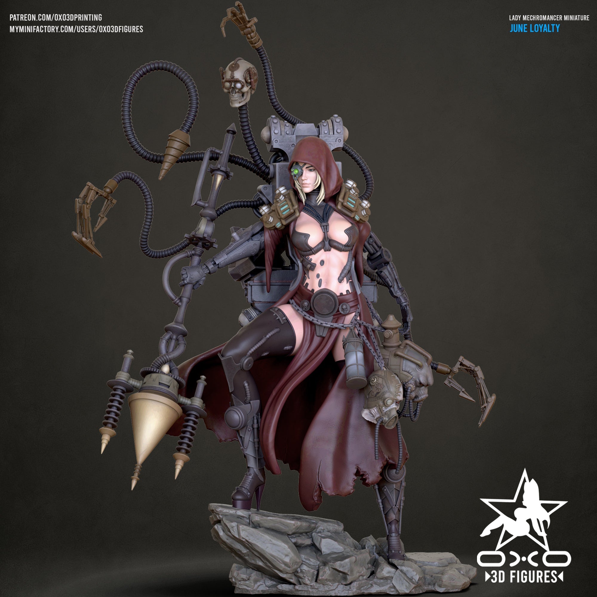 Lady Mecromancer - Lovemace - (SFW/NSFW 18+) 1:10 Scale