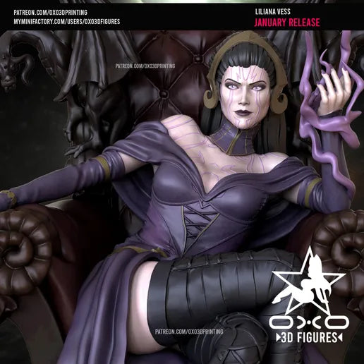 Liliana Vess - MTG (SFW/NSFW 18+) - 1:10 Scale