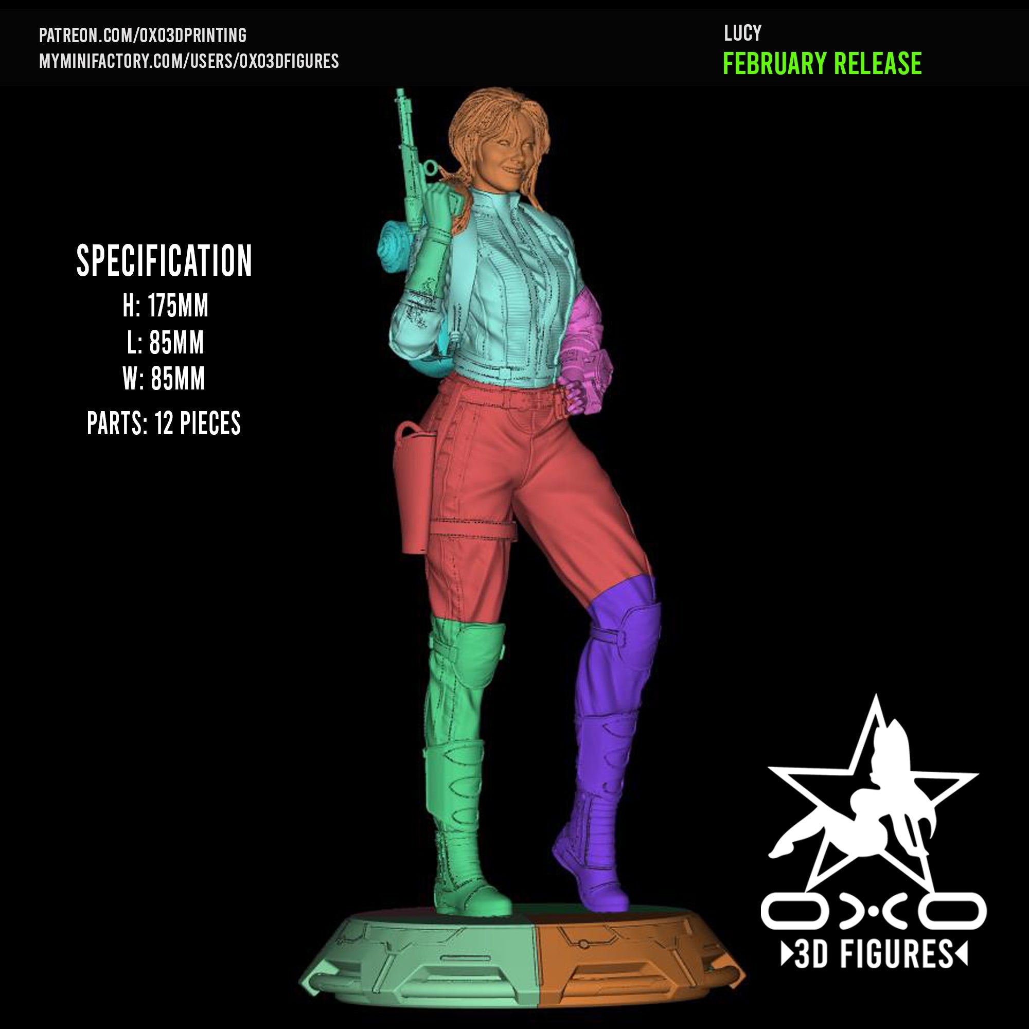 Lucy - Fallout (SFW/NSFW 18+ only) - 1:10 Scale