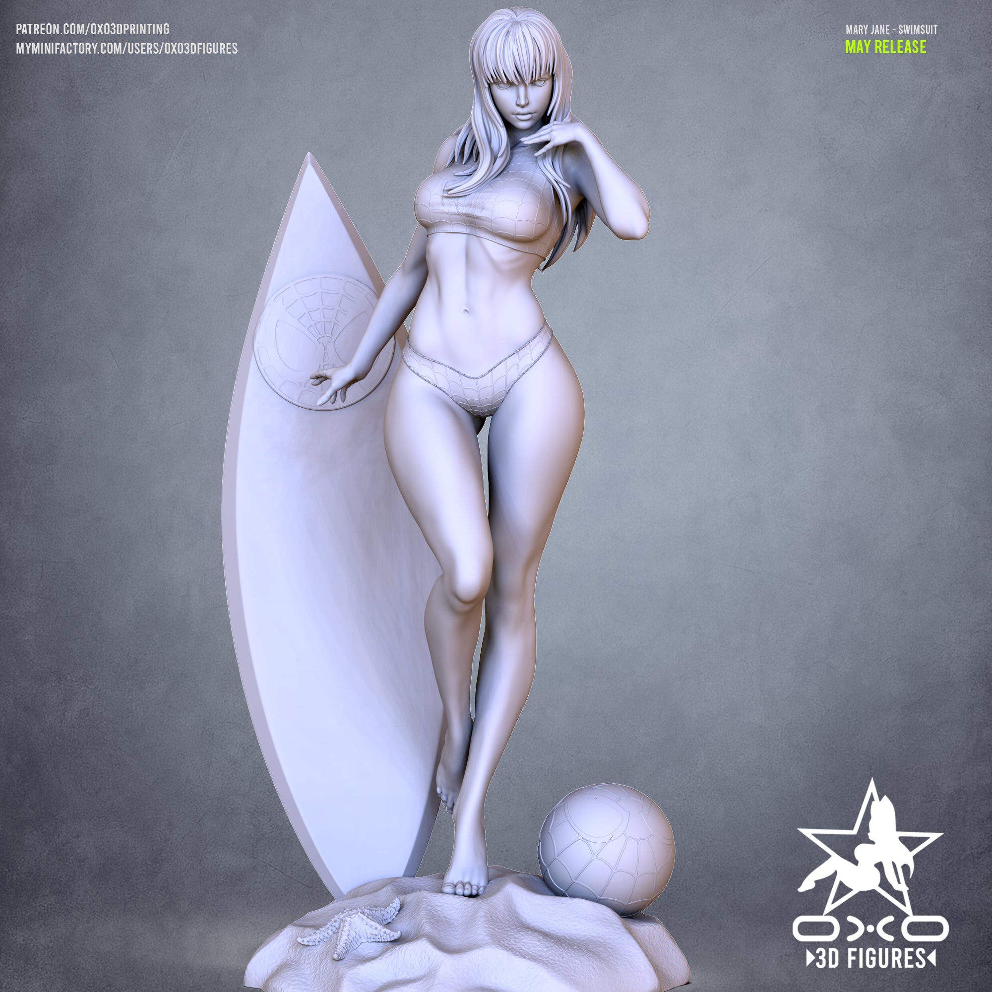 Mary Jane - Swimsuit Edition - Marvel Comics (SFW/NSFW 18+) - 1:10 Scale