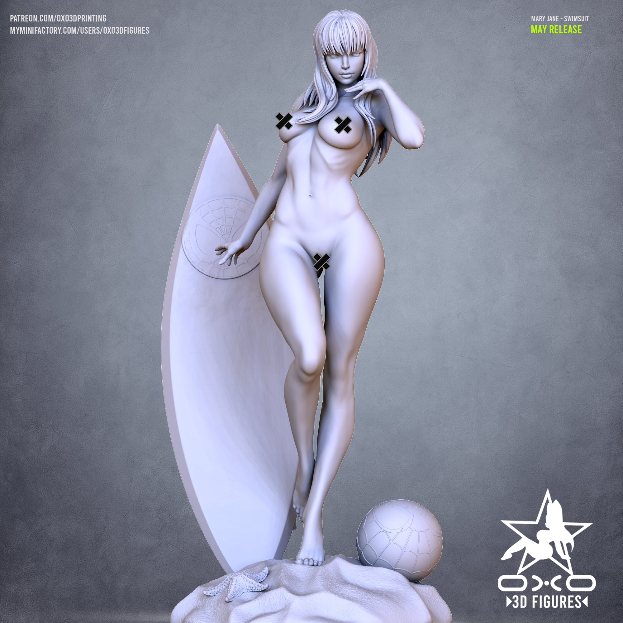 Mary Jane - Swimsuit Edition - Marvel Comics (SFW/NSFW 18+) - 1:10 Scale