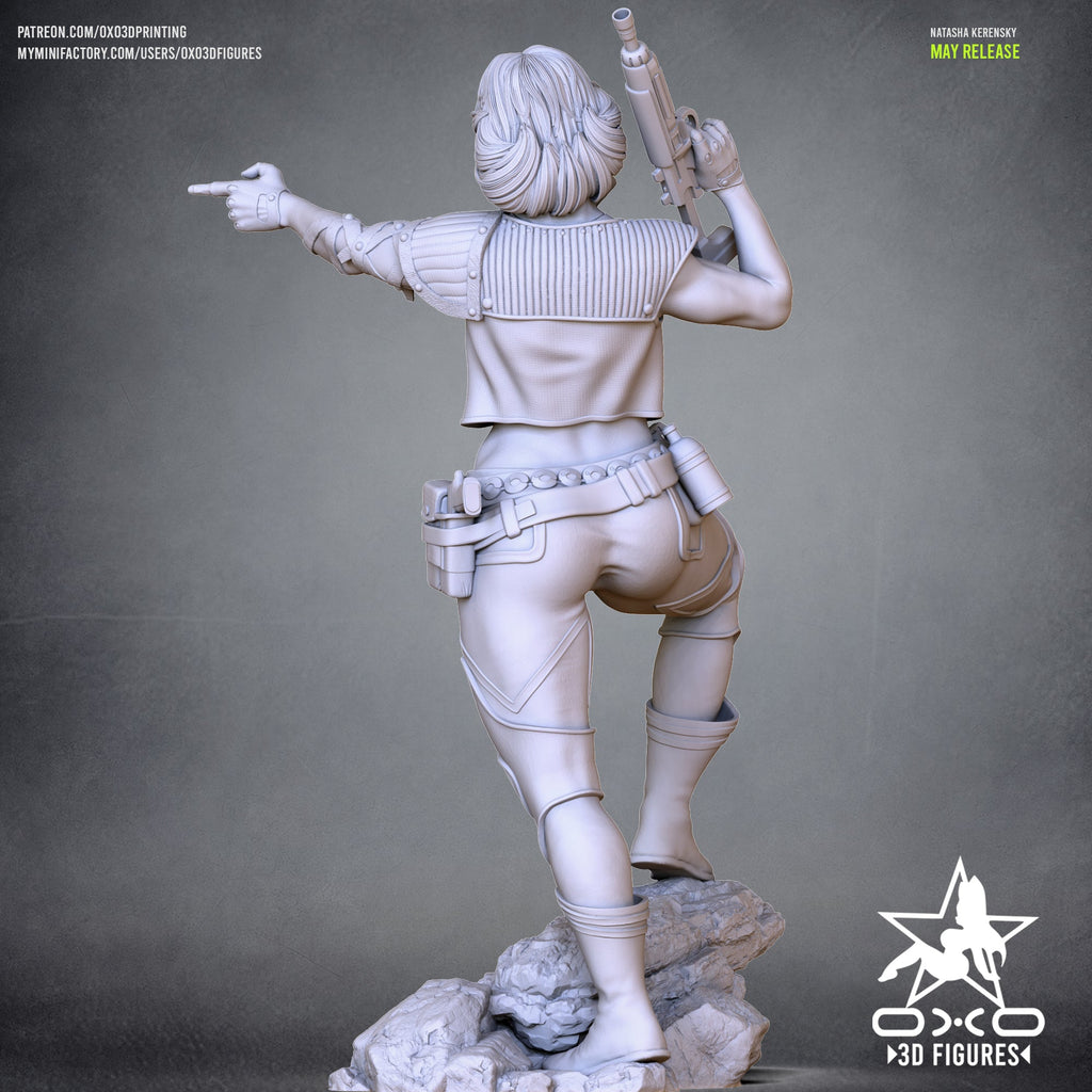 Natasha Kernesky - Mechwarrior (SFW/NSFW 18+ Only) - 1:10 Scale