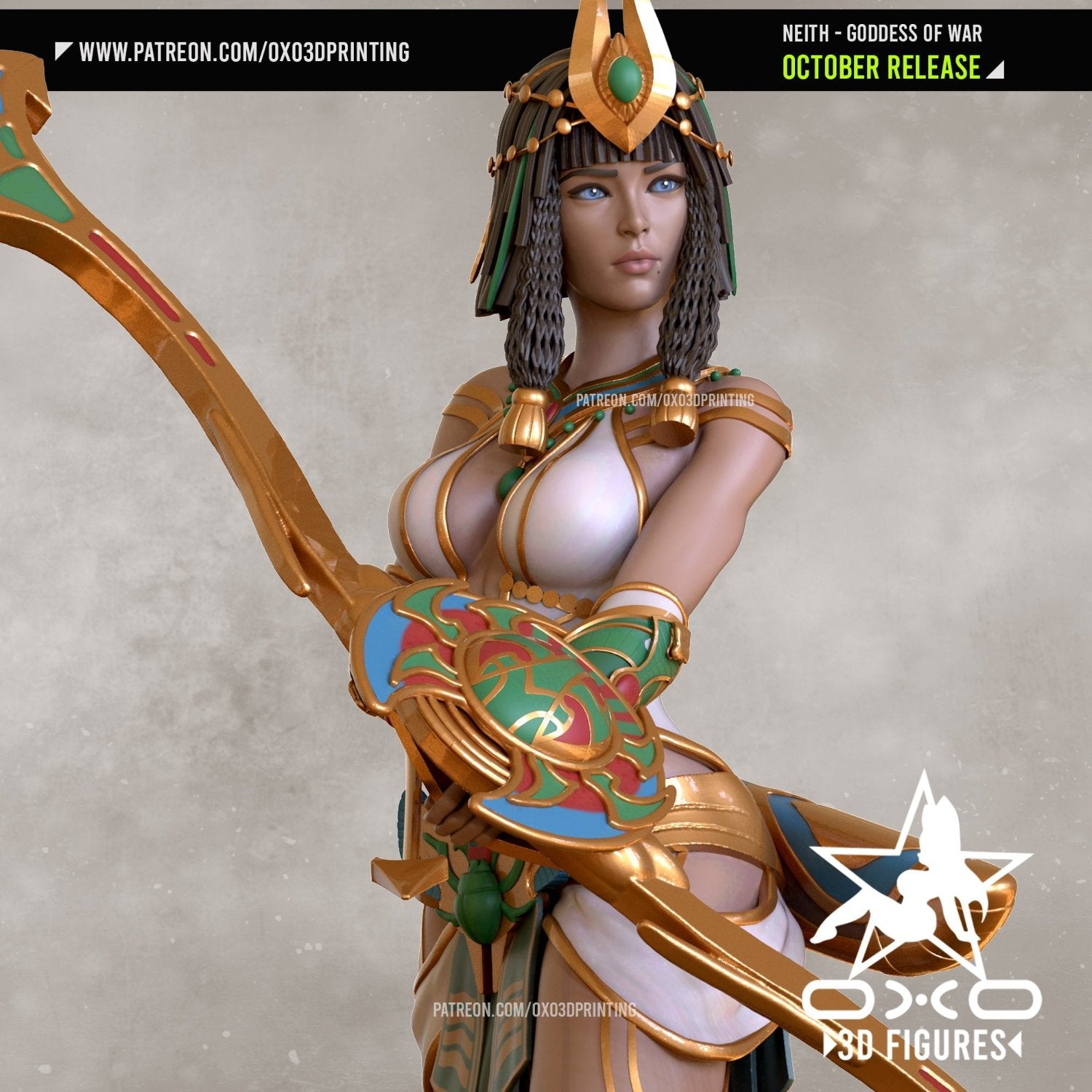 Neith - Smite - (SFW/NSFW 18+) 1:10 Scale