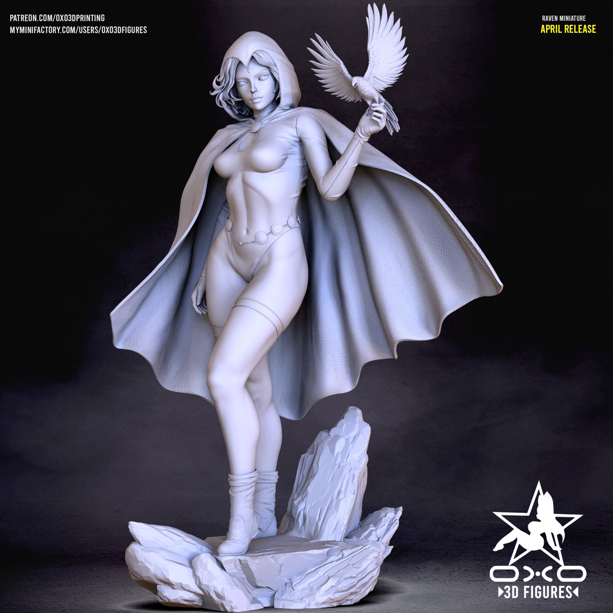Raven - Teen Titans - DC Comics (SFW/NSFW 18+ Only) - 1:10 Scale