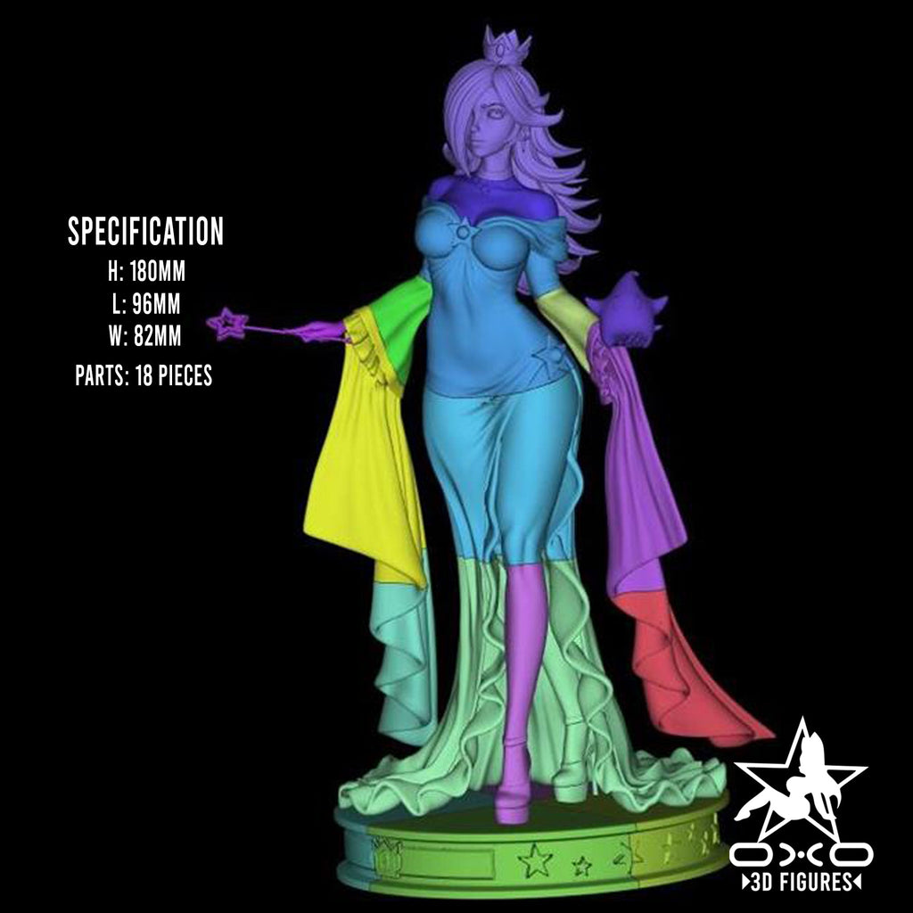 Rosalina - Super Mario (SFW/NSFW 18+) - 1:10 Scale Figure