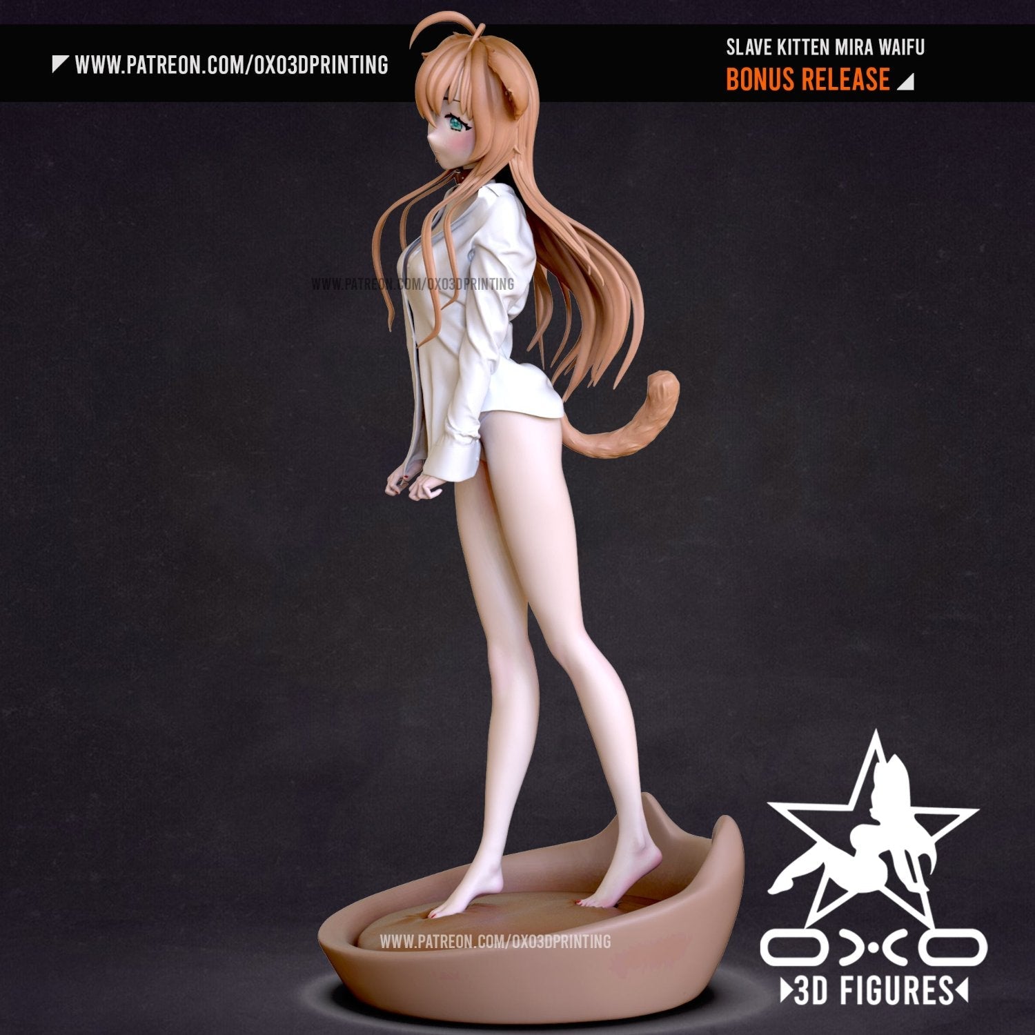 Slave Kitten Mira Waifu - Slave Harem - (NSFW 18+) 1:10 Scale
