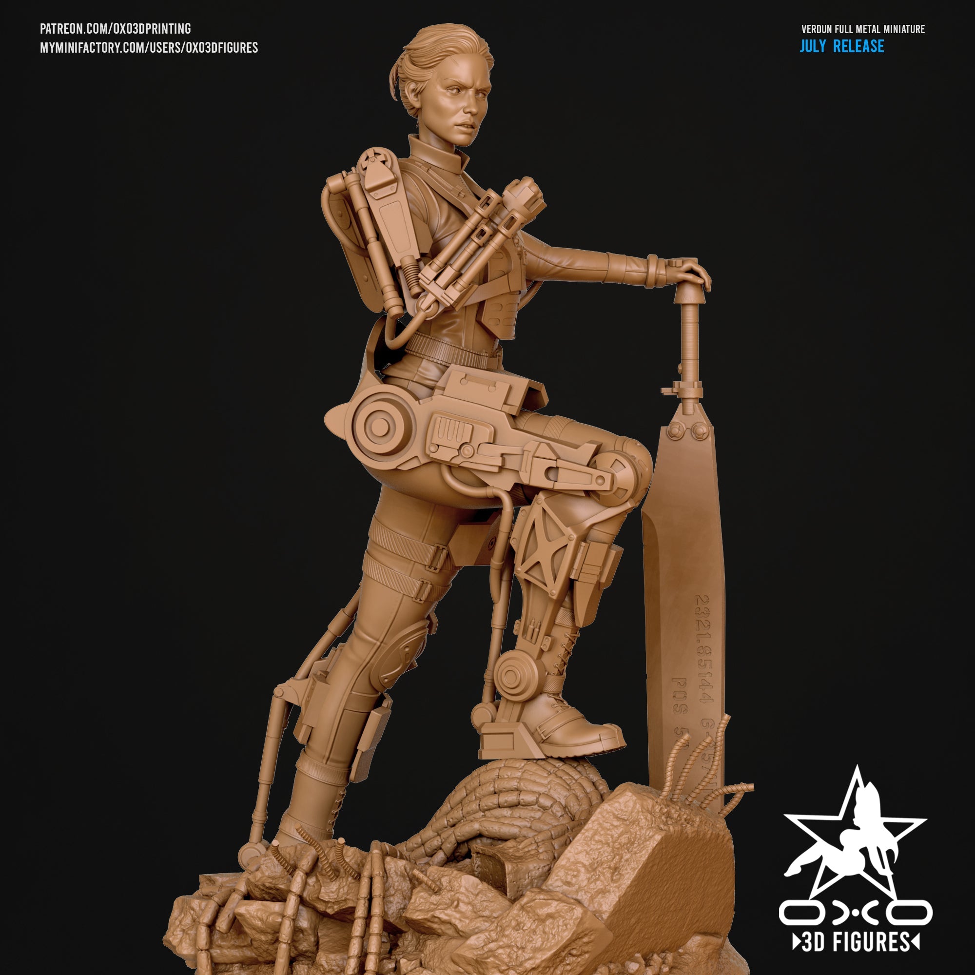 Angel of Verdun - Edge of Tomorrow (SFW/NSFW 18+) - 1:10 Scale