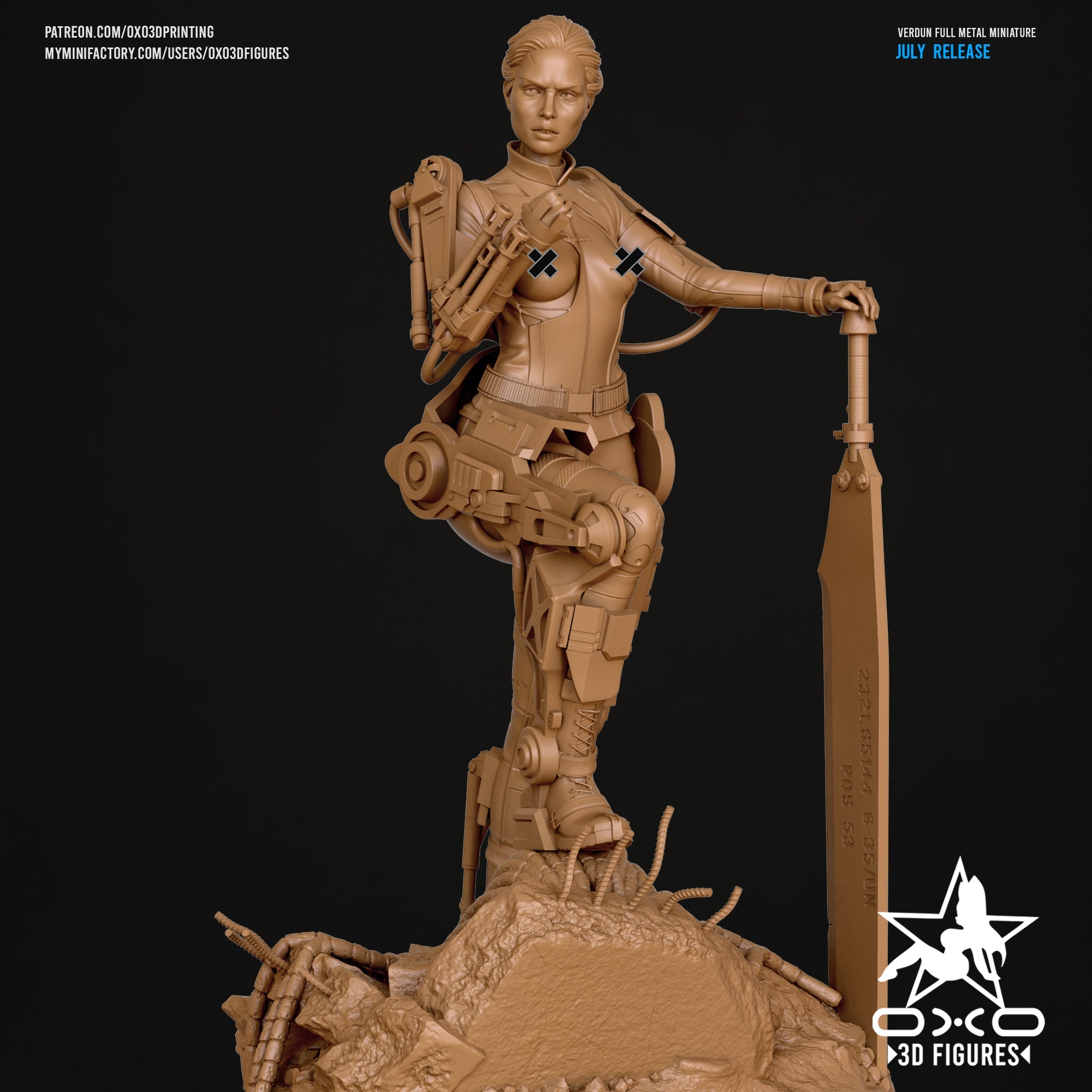 Angel of Verdun - Edge of Tomorrow (SFW/NSFW 18+) - 1:10 Scale