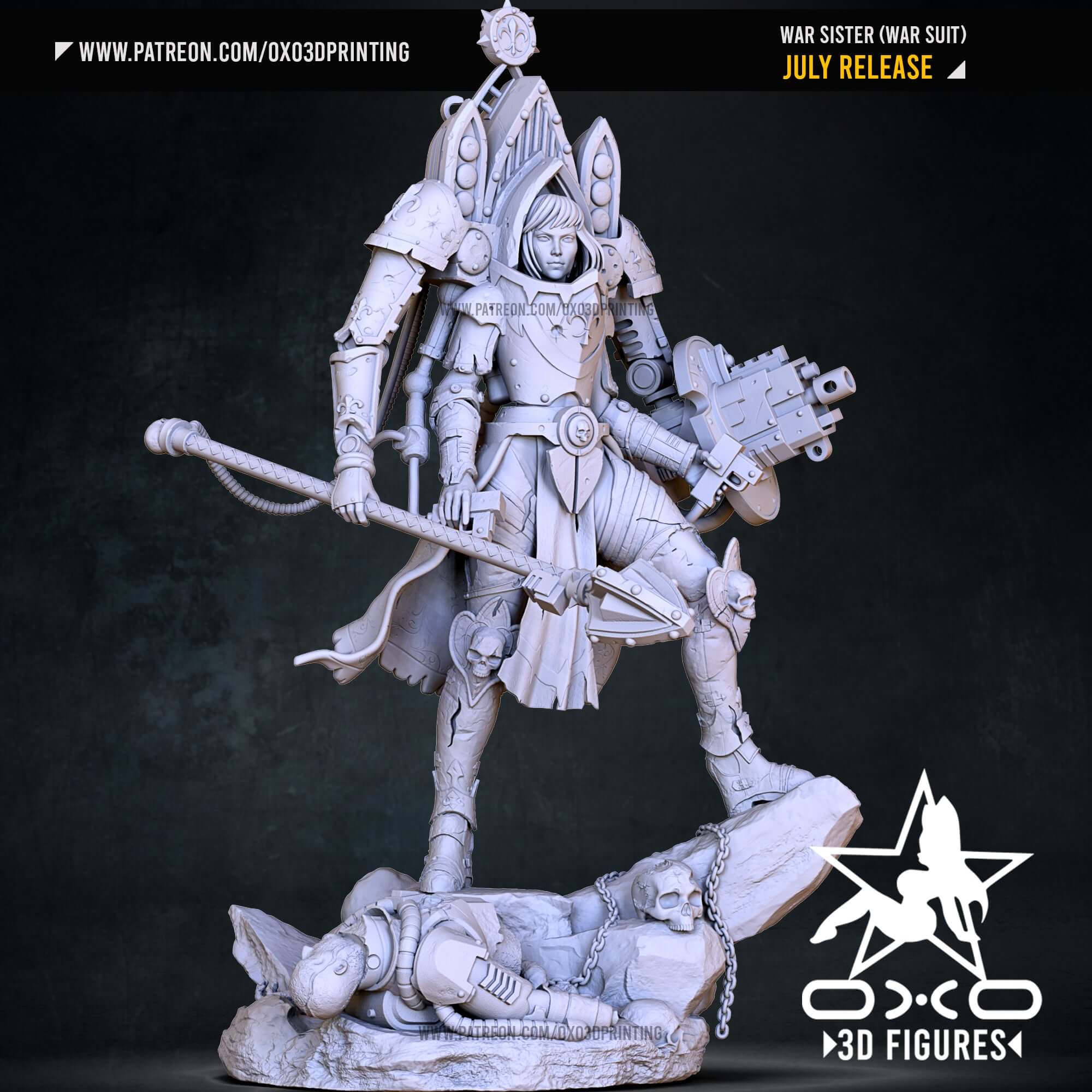 War Sister - Lovemace - (SFW/NSFW 18+) 1:10 Scale