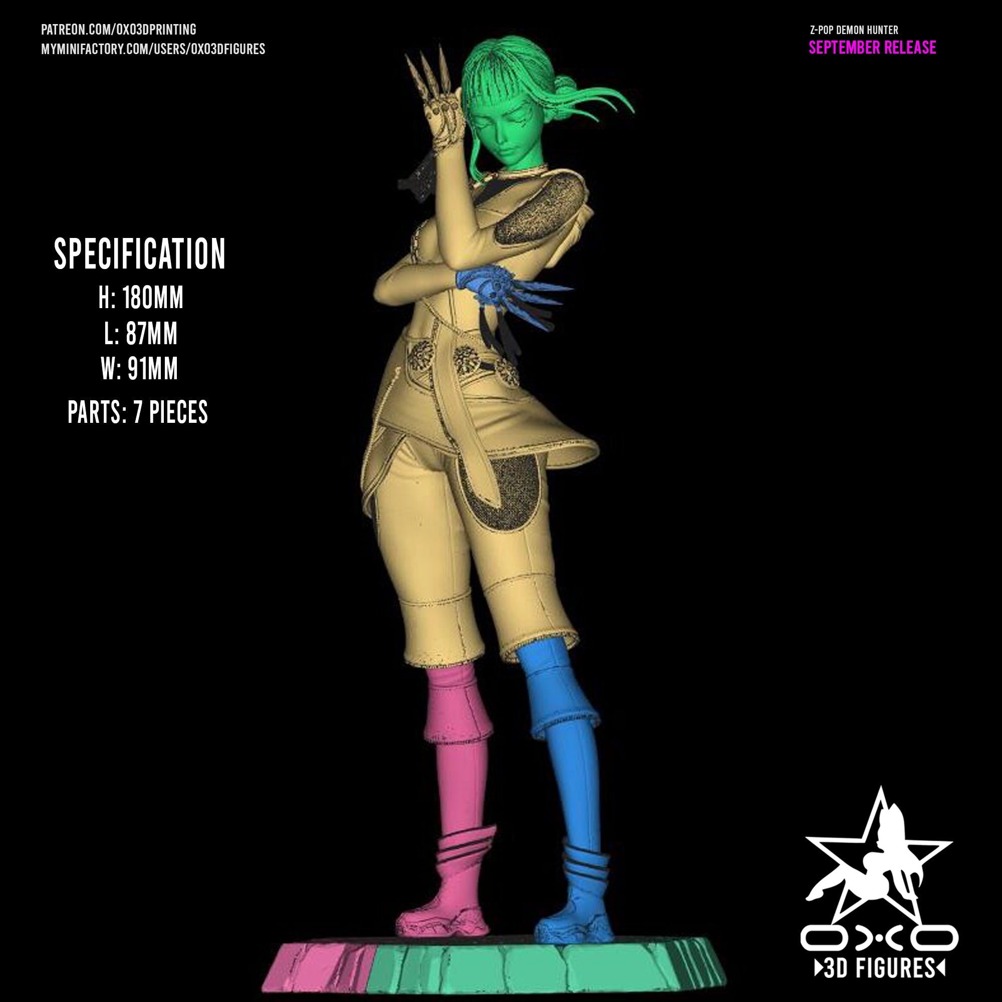 Zoey - K-Pop Demon Hunters - 1:10 Scale