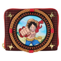 One Piece Luffy Nautical Zip-Around Wallet by Loungefly