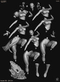 Chun-Li Pose 1 - Street Fighter (SFW/NSFW 18+ Only) - 1:6 Scale Figure