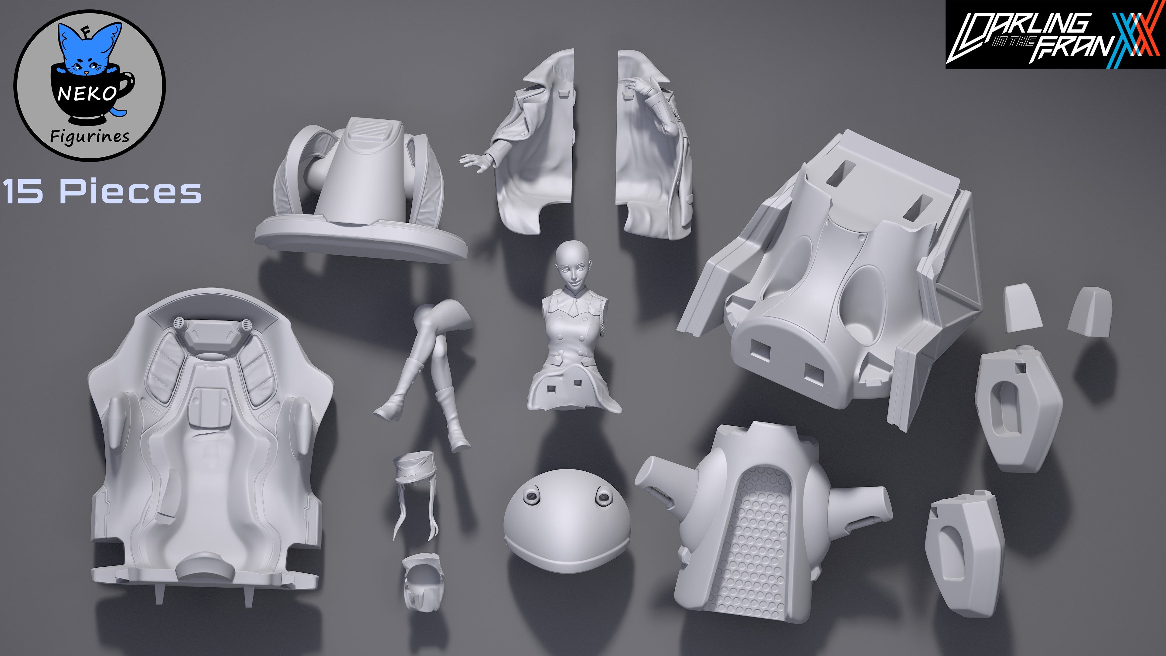 Zero-Two - Darling in the Franxx - 1:10 Scale