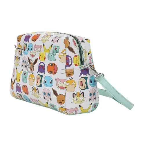 Pokémon Faces Metal Badge Handbag