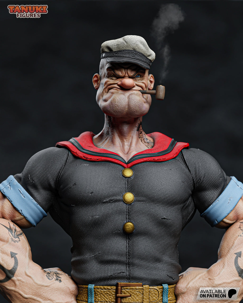 Popeye - 1:6 Scale Figure & Bust