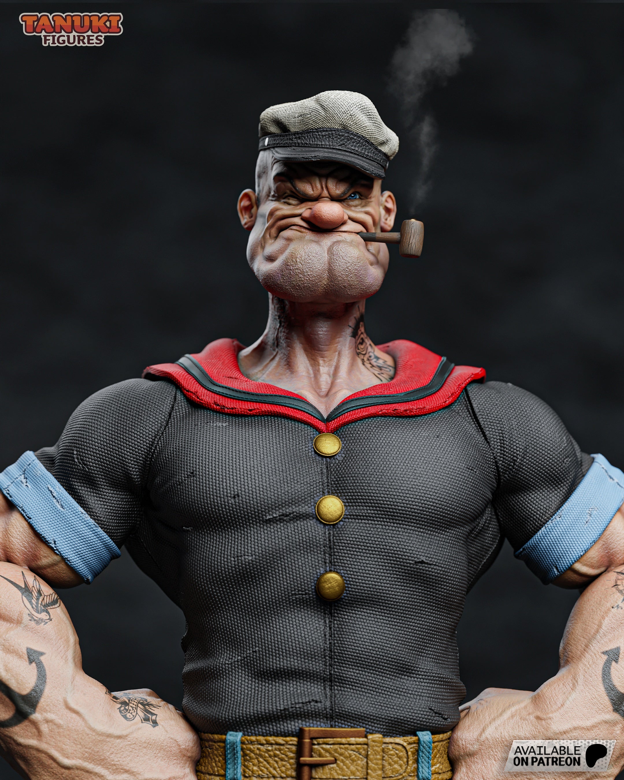 Popeye - 1:6 Scale Figure & Bust
