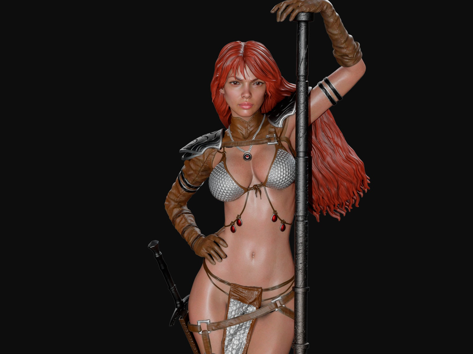Red Sonja - Conan the Barbarian  (SFW/NSFW 18+ Only) - 1:6, 1:9 Scale Figures & Bust