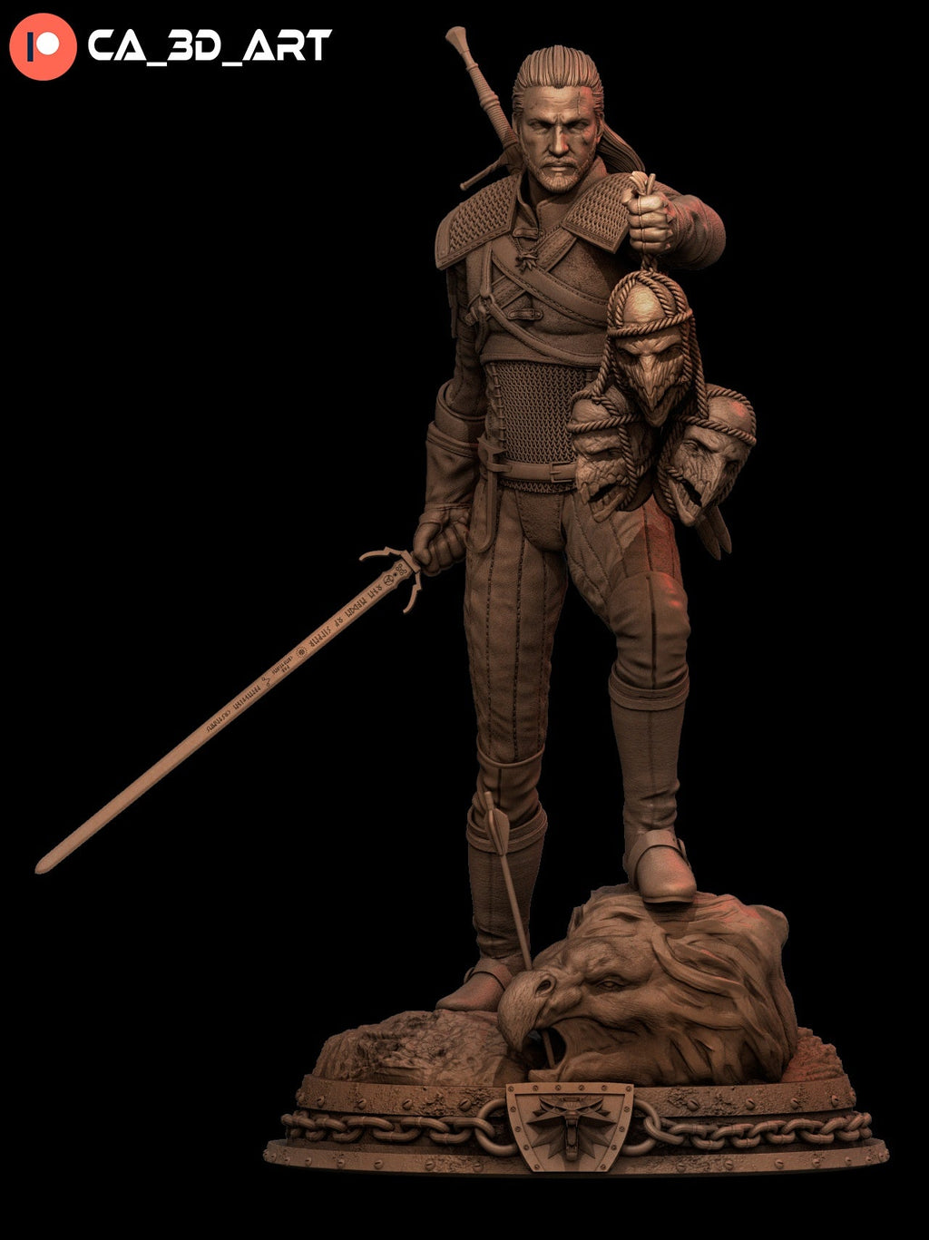 Geralt - The Witcher (SFW/NSFW 18+ Only) - 1:6 & 1:9 Scale Figures