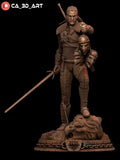 Geralt - The Witcher (SFW/NSFW 18+ Only) - 1:6 & 1:9 Scale Figures