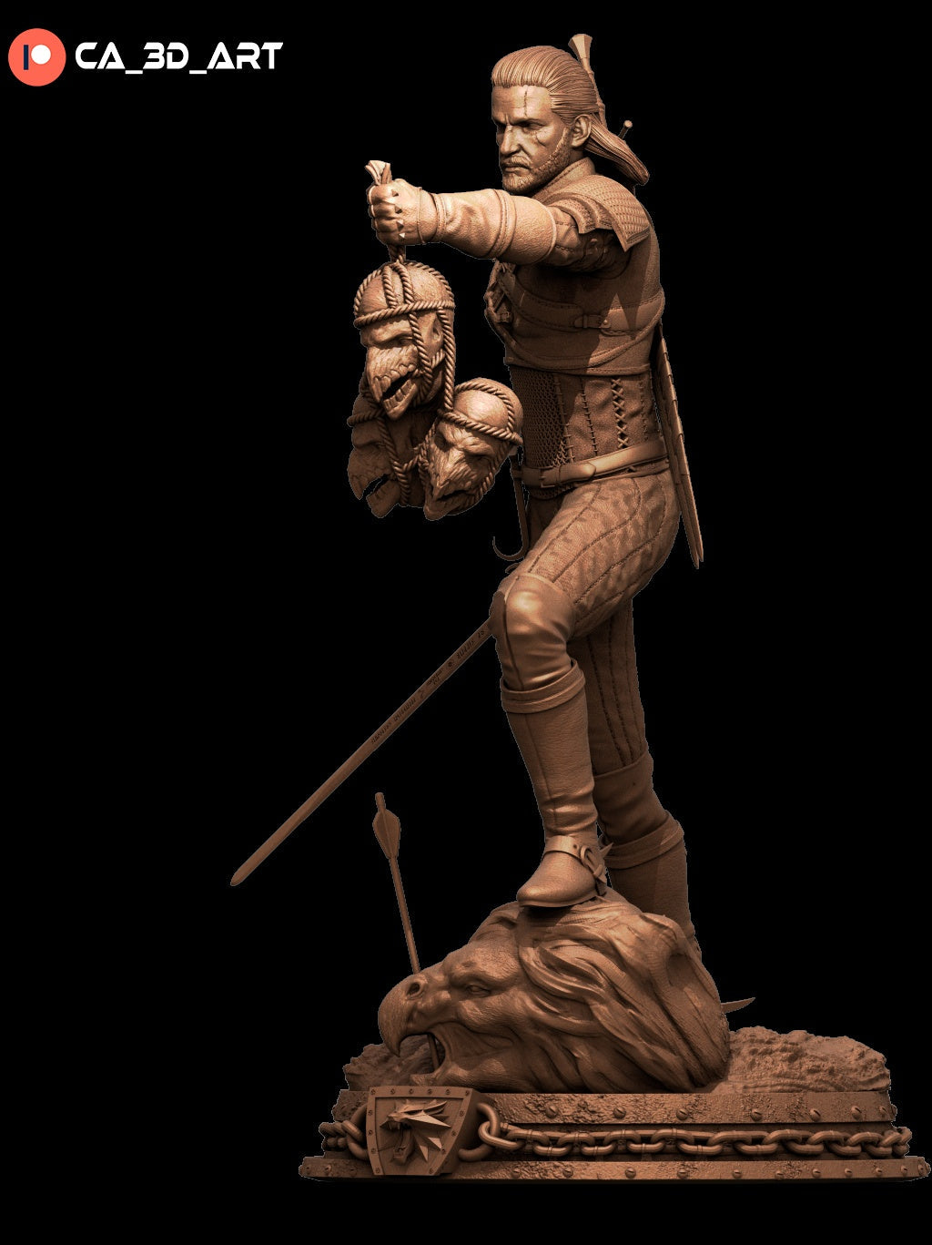 Geralt - The Witcher (SFW/NSFW 18+ Only) - 1:6 & 1:9 Scale Figures